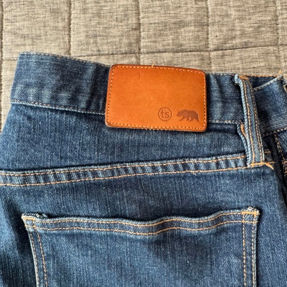 Taylor Stitch Selvedge Jeans White Oak Cone Organic Denim Button Fly Men Slim 32 - Picture 5 of 5